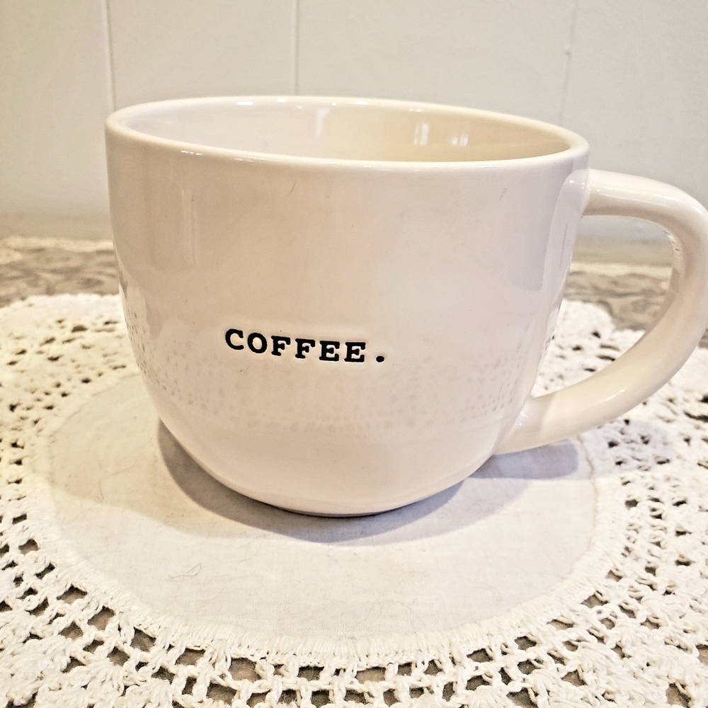 Oversized Rae Dunn Coffee Mug